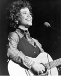 Janis Ian at Folk Festival in 1975.  Photo by Peter Cunningham.